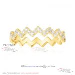 AAA Replica APM Monaco Yellow Gold Diamond Z Ring